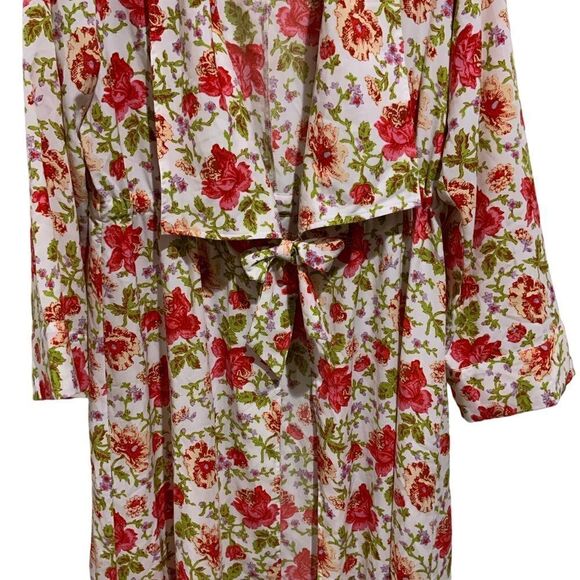 SOMETHING NAVY Maxi Cover-Up Wrap in Red Poppy Gina Floral Size M - Picture 5 of 13